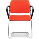 Morello Upholstered Chrome Cantilever Chair